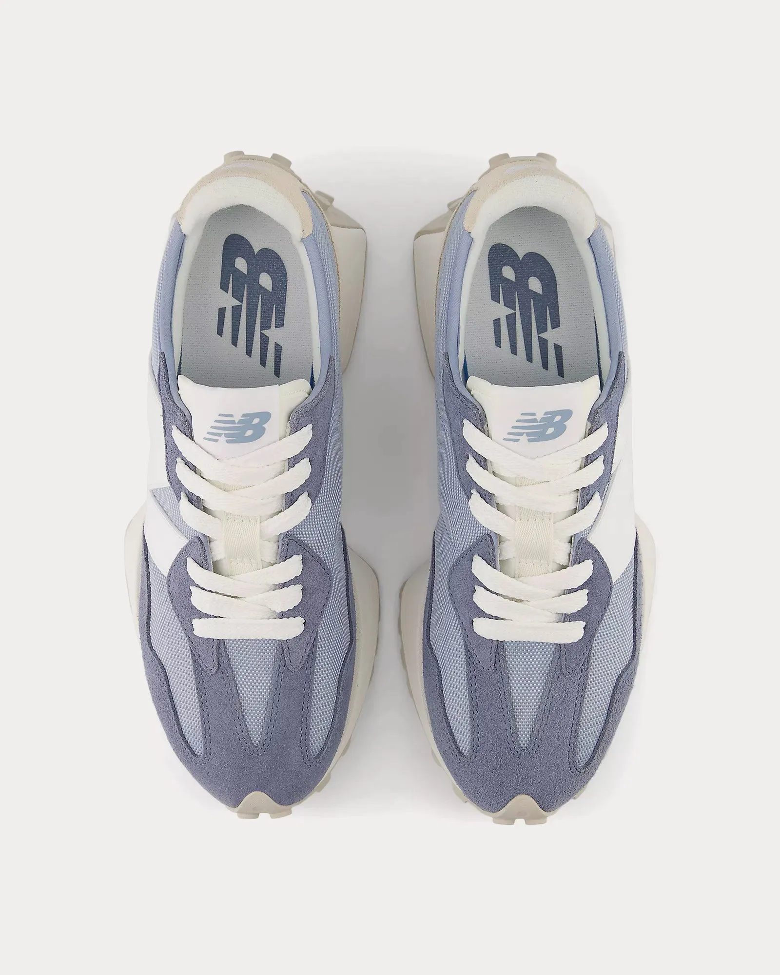 327 Light Arctic Grey / Artic Grey Low Top Sneakers