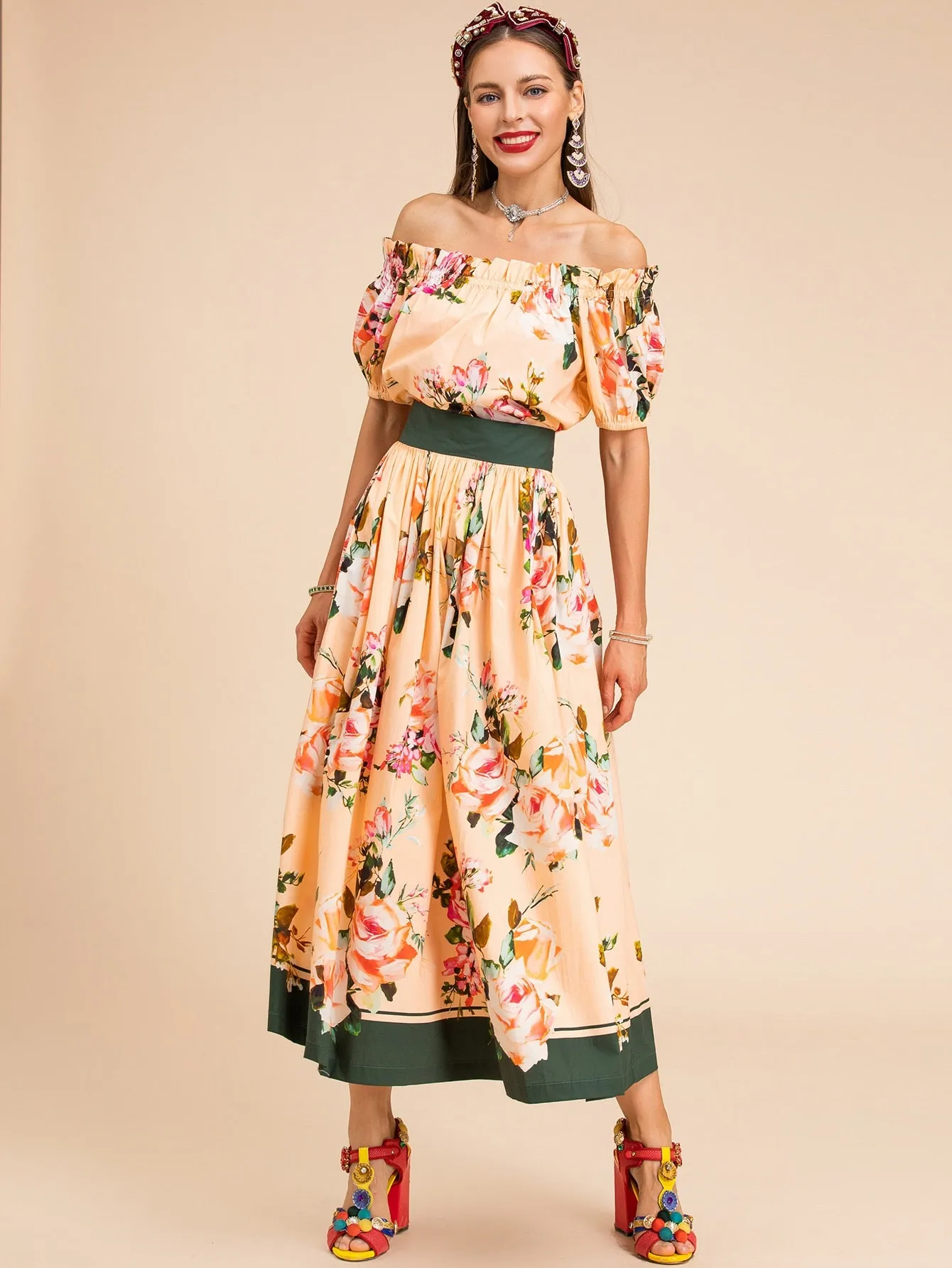 Avery Top Skirt Set