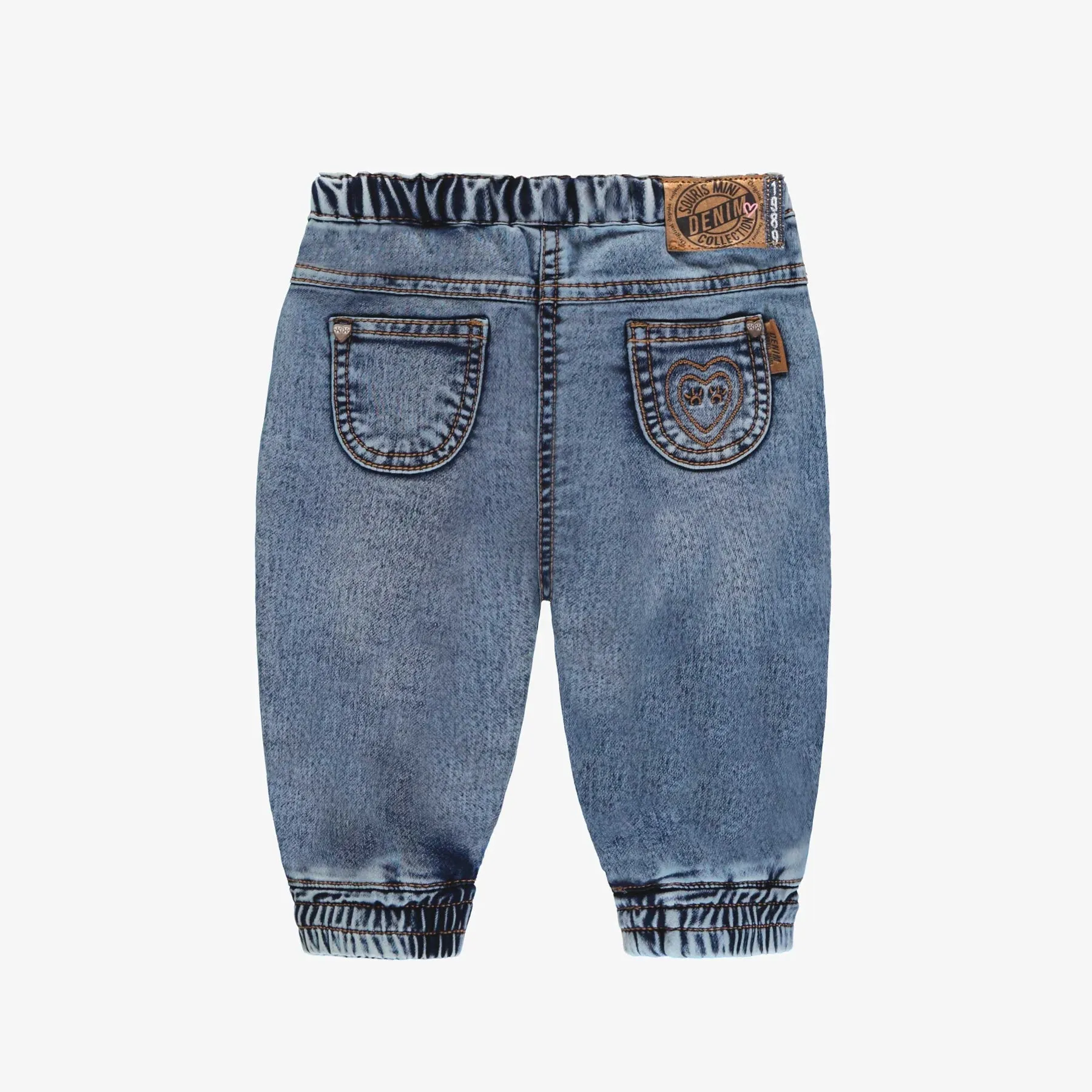 Baby Jeans | Stretch Denim Jogger Fit, Medium Blue