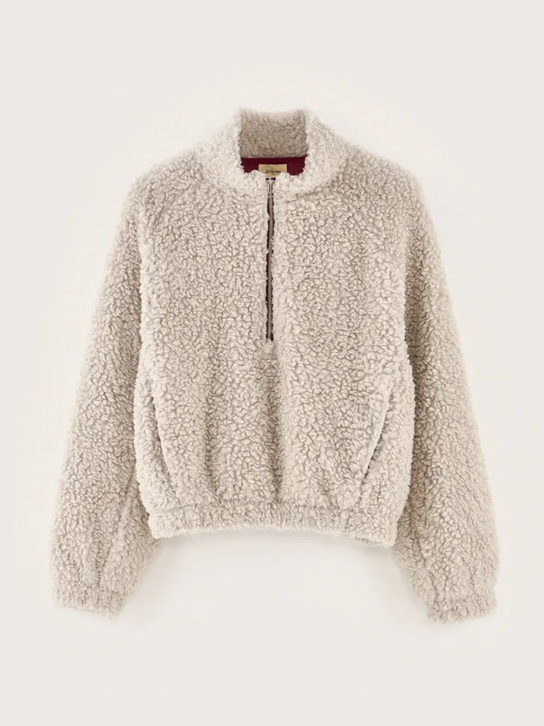 Bellerose Alixe Teddy Fleece in Heather Grey
