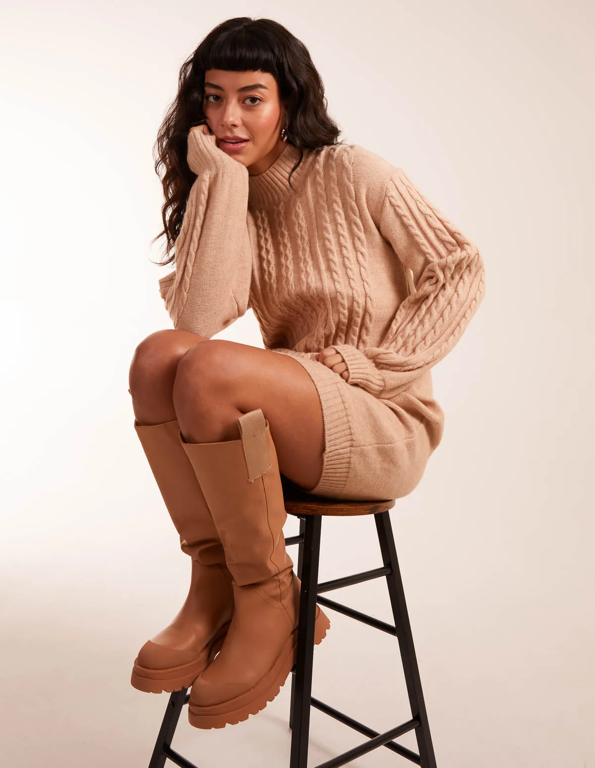 Cable Knit Dress