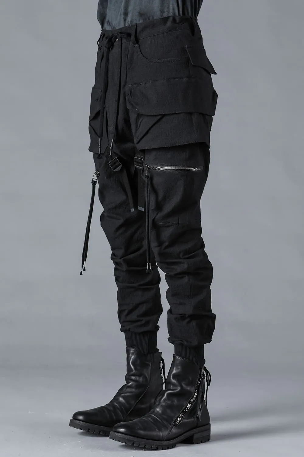 Cotton Stretch Ripstop Hanging Pocket Slim Jogger Pants