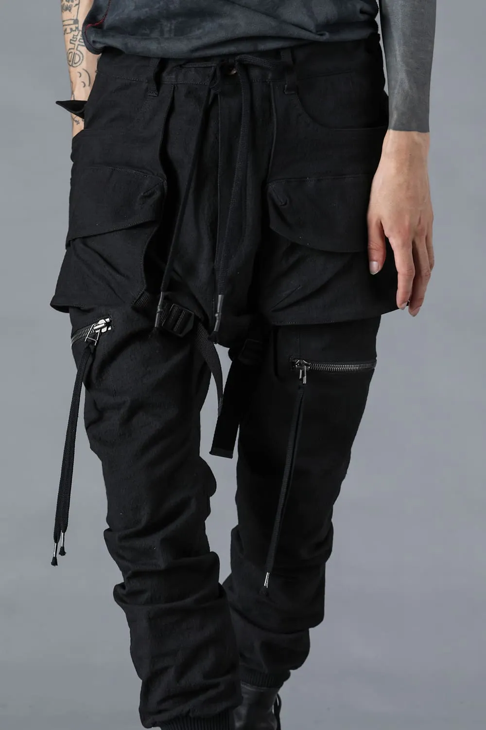 Cotton Stretch Ripstop Hanging Pocket Slim Jogger Pants