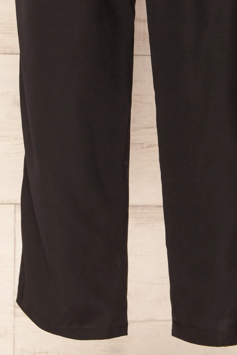 Cracovie Black | Utility Jumpsuit w/ Long Sleeves