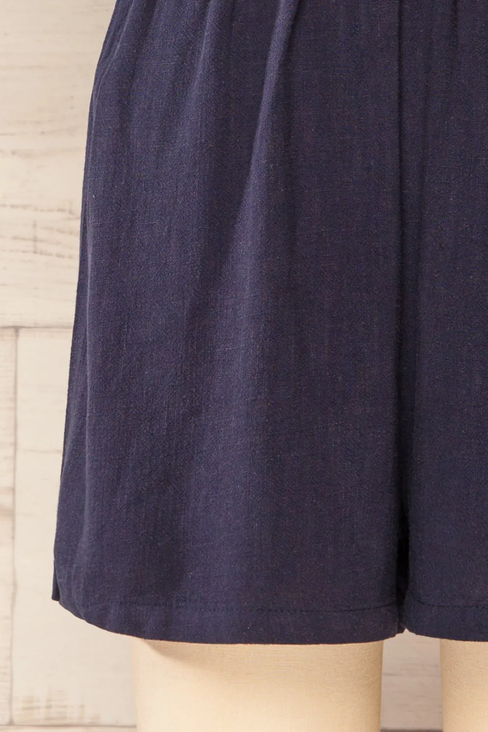 Dobraga Navy | Utility Romper w/ Belt