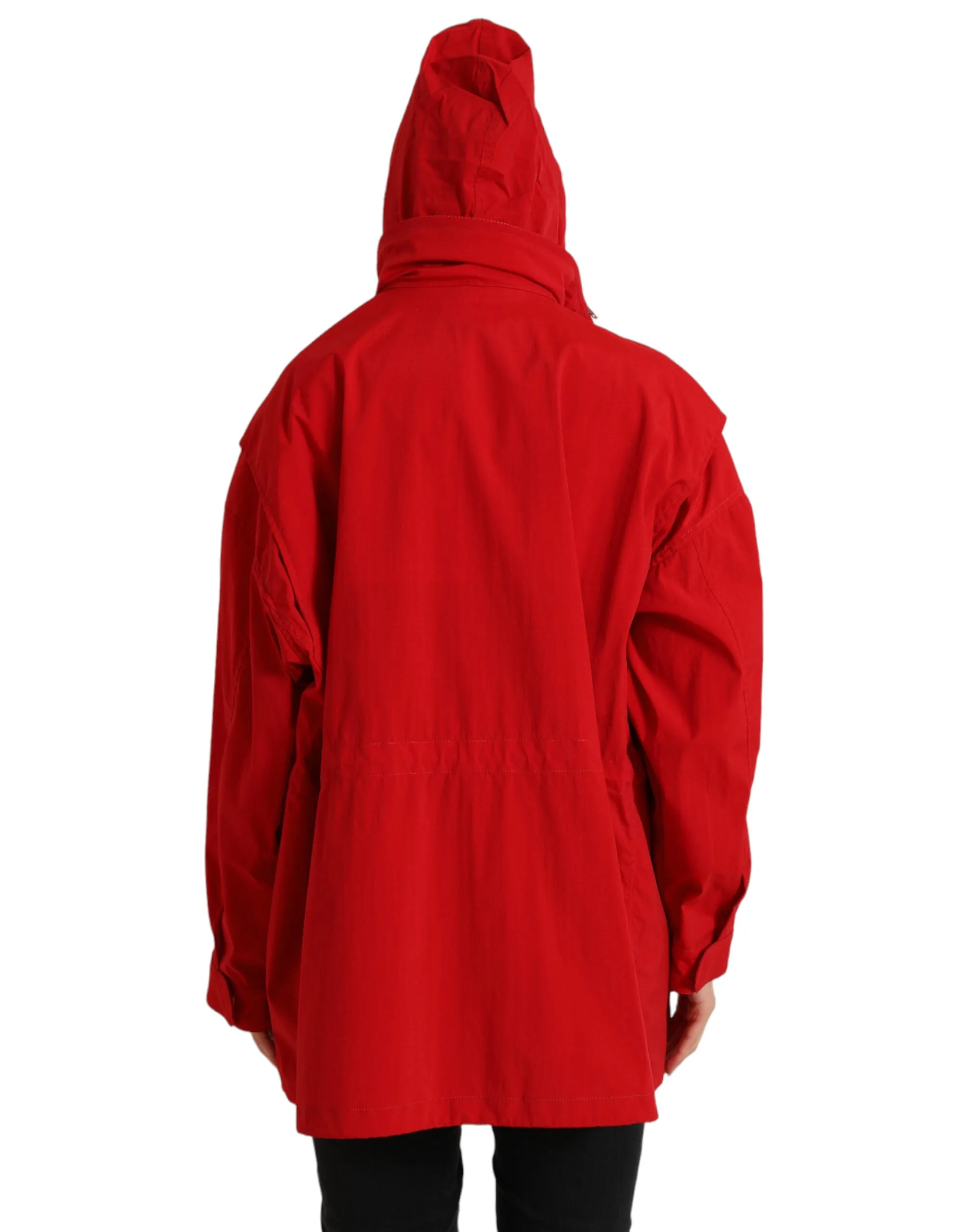 DOLCE & GABBANA Elegant Red Long Sleeve Jacket