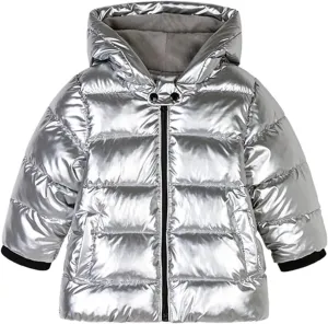 Fall Winter Coats for Toddler Boys Little Girls 3D Dinosaur Print Winter Hooded Snow Jackets Puffer Jacket