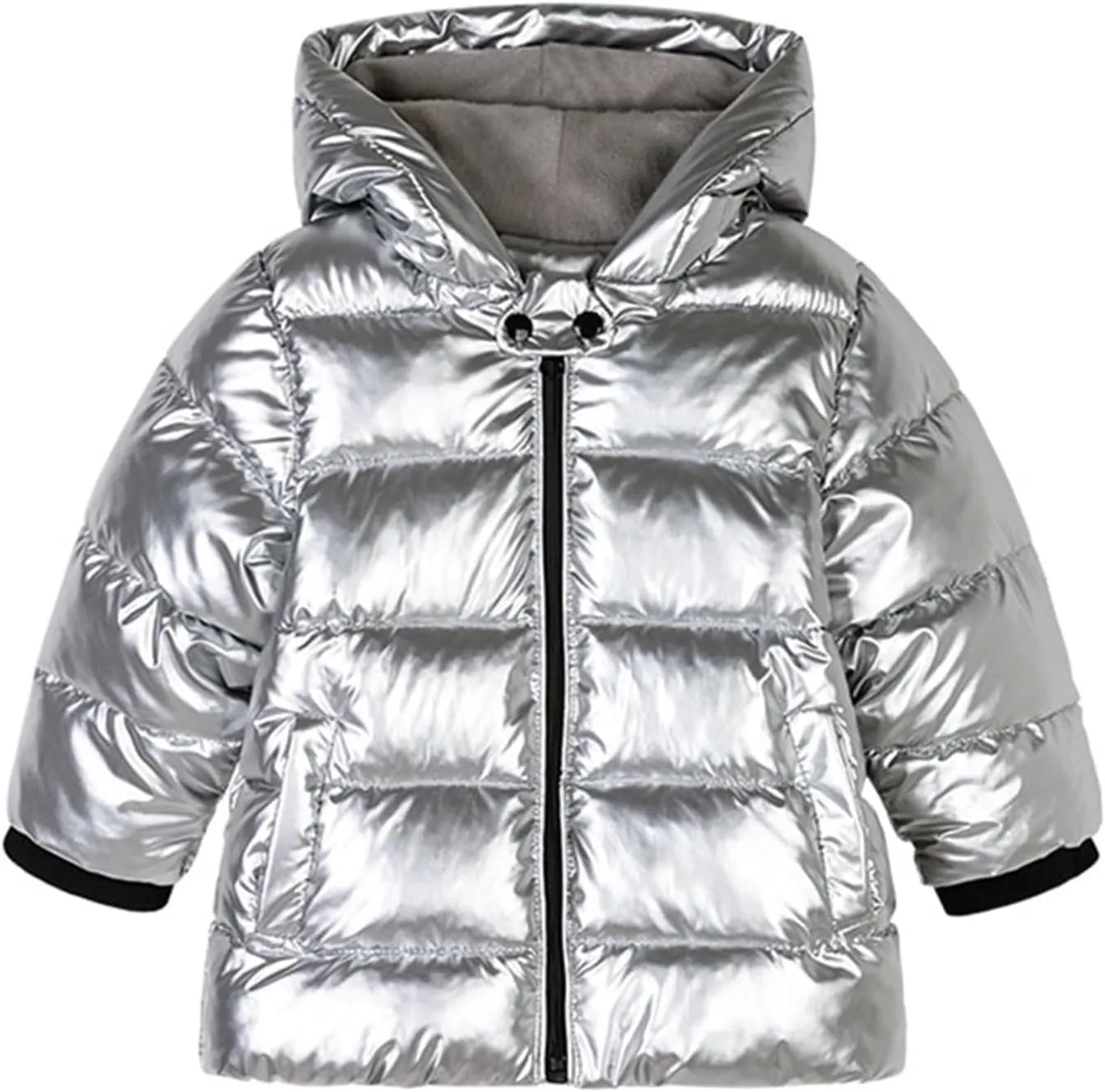 Fall Winter Coats for Toddler Boys Little Girls 3D Dinosaur Print Winter Hooded Snow Jackets Puffer Jacket