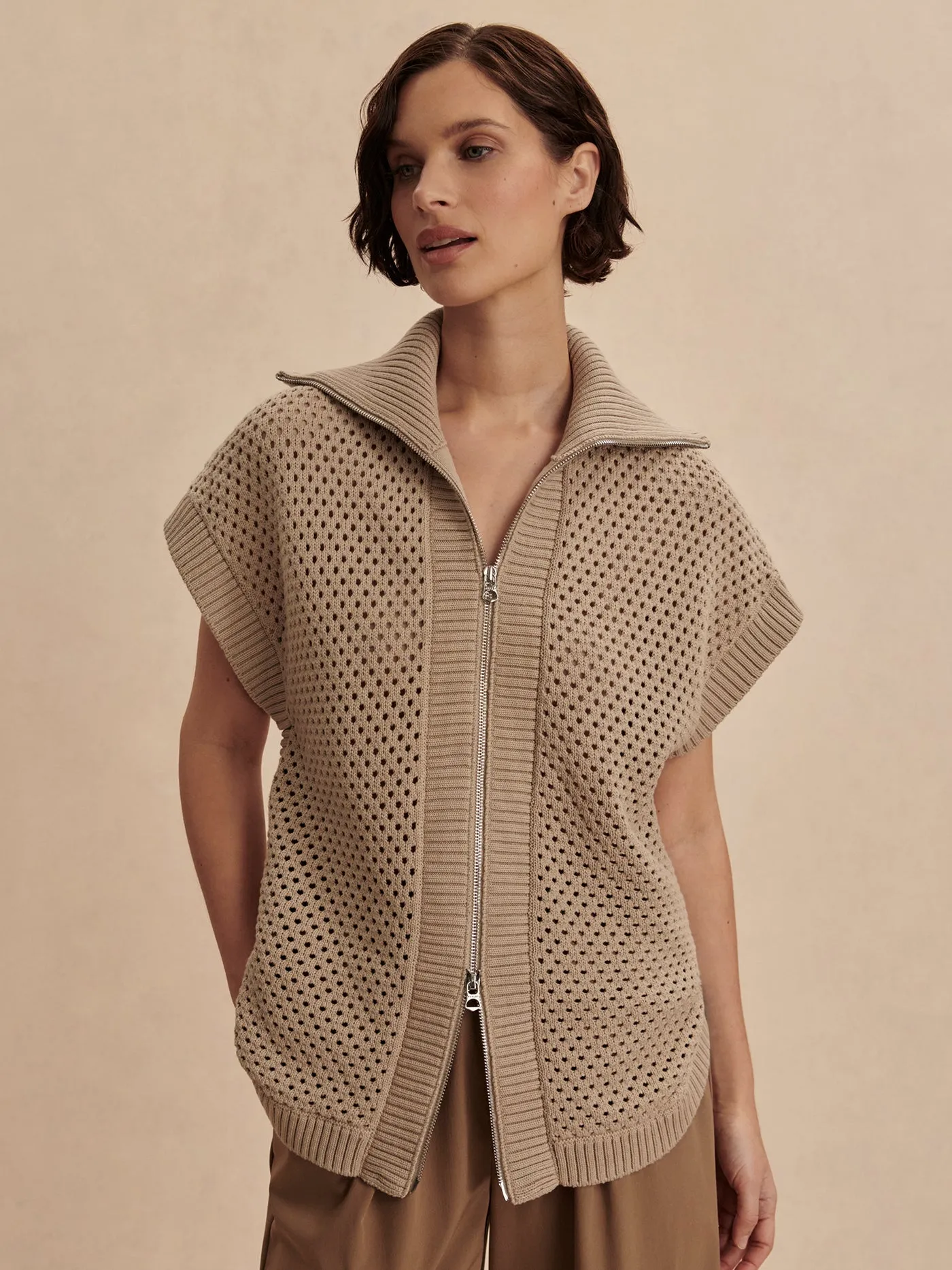 Gianna Zip Through Vest