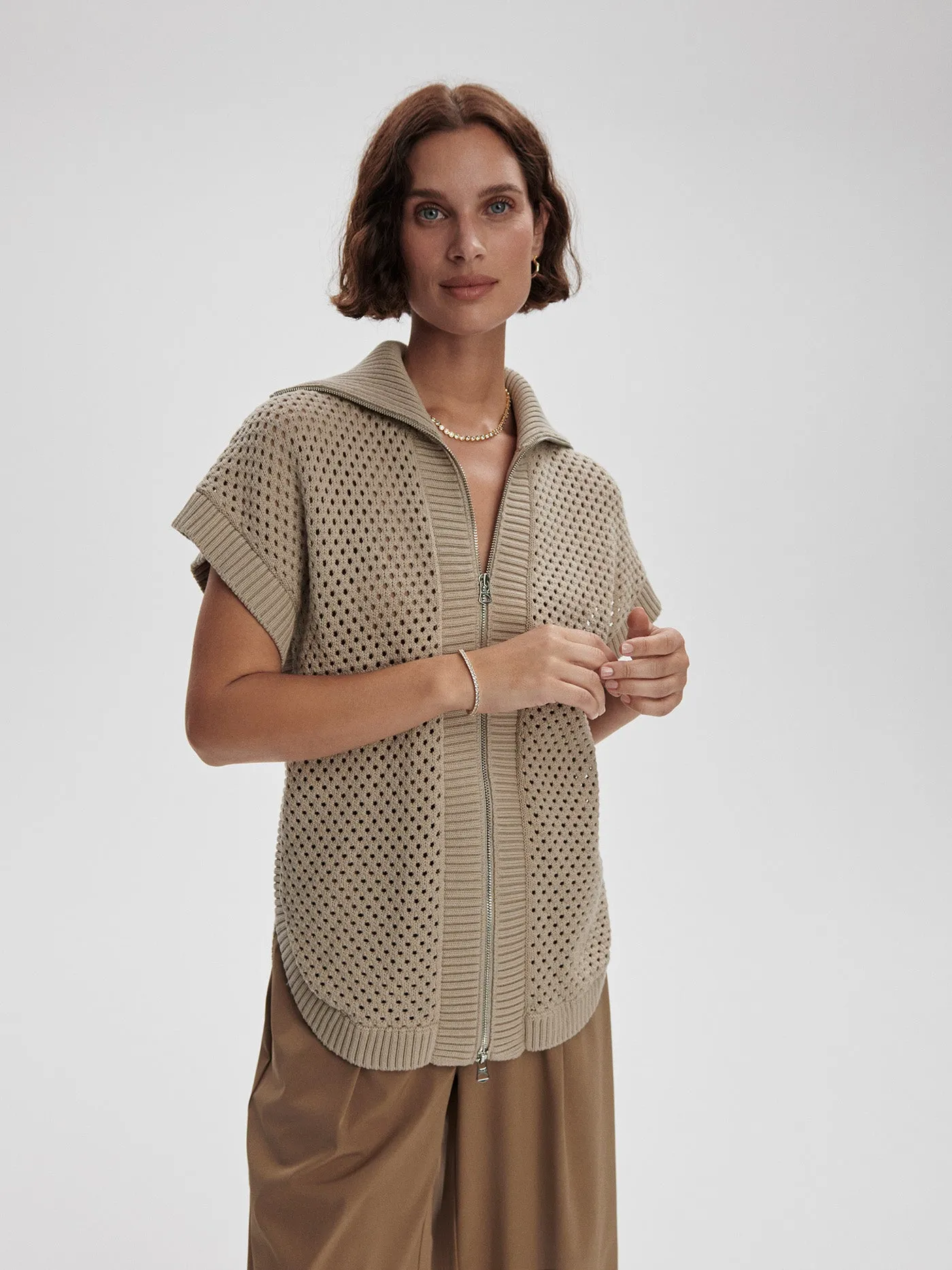 Gianna Zip Through Vest
