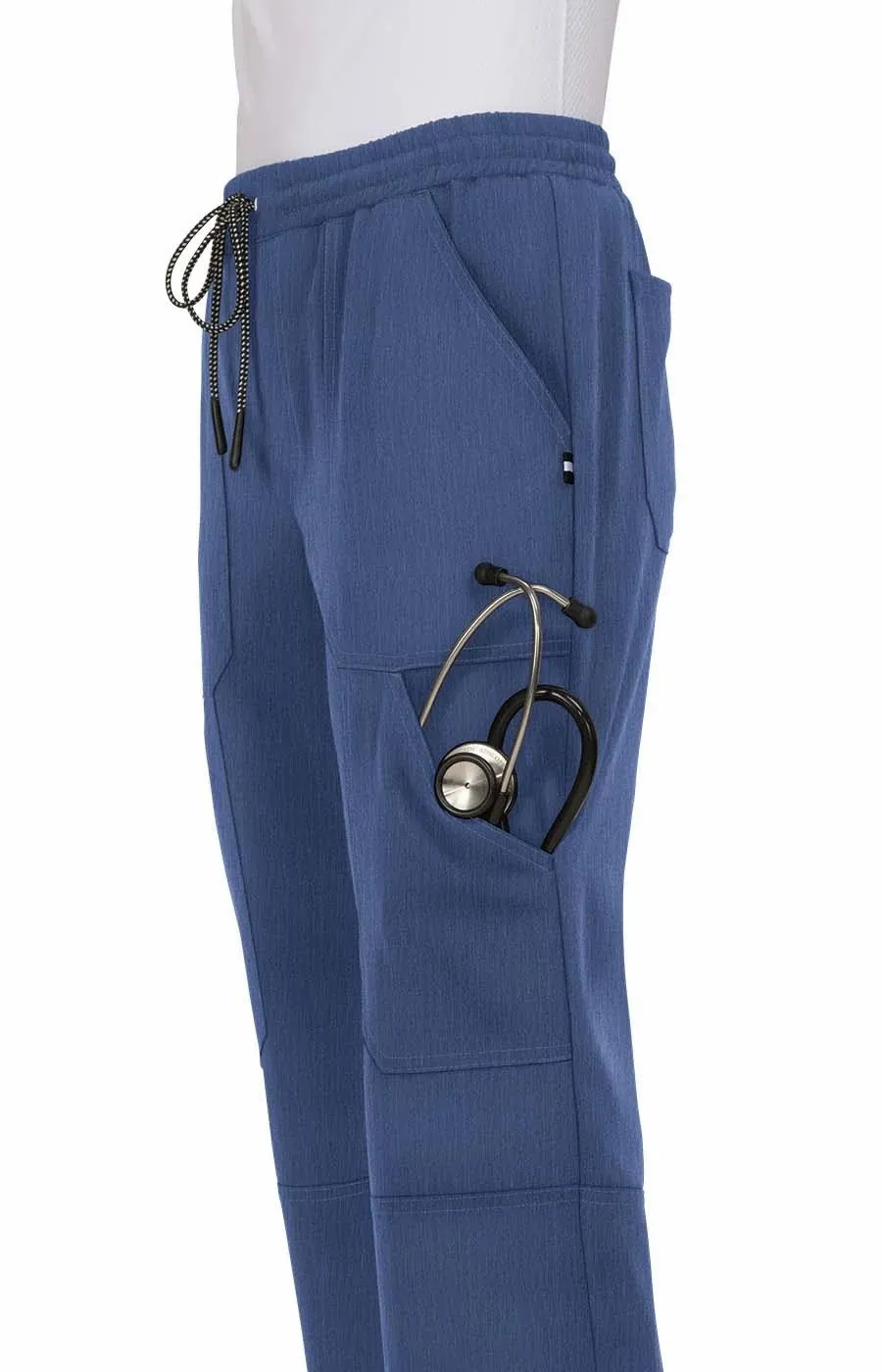 Good Vibe Jogger Pant by KOI(Petite) XXS-5XL /  Heather Navy
