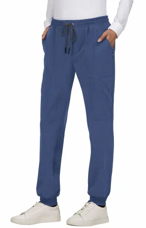 Good Vibe Jogger Pant by KOI(Petite) XXS-5XL /  Heather Navy