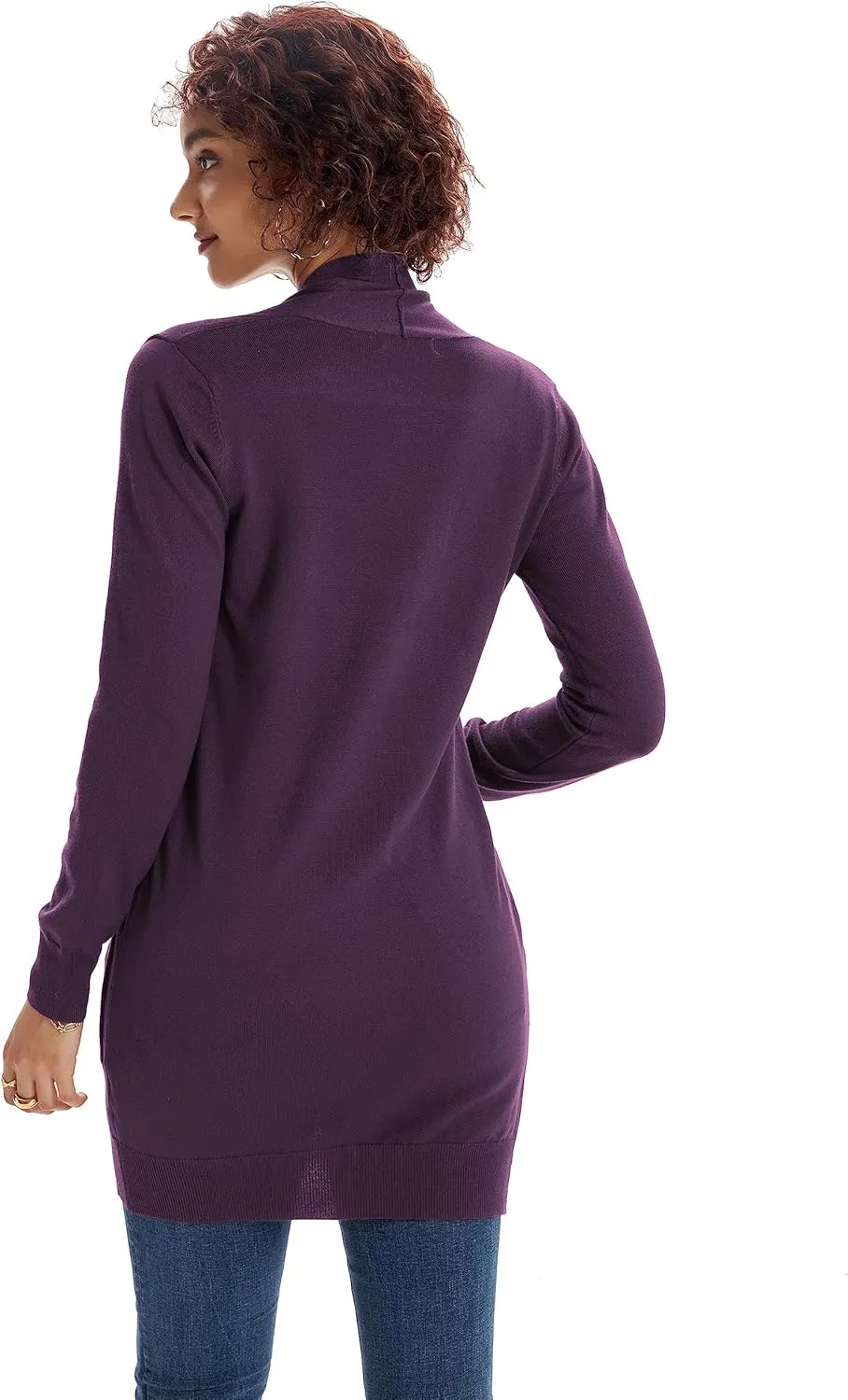 GRACE KARIN Women Lightweight Cardigan Sweaters with Pocket Long Sleeve Shrugs