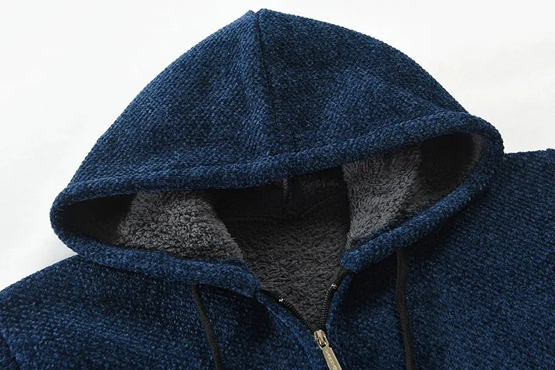 Ivan | Men's Mid-Length Wool Hooded Jacket