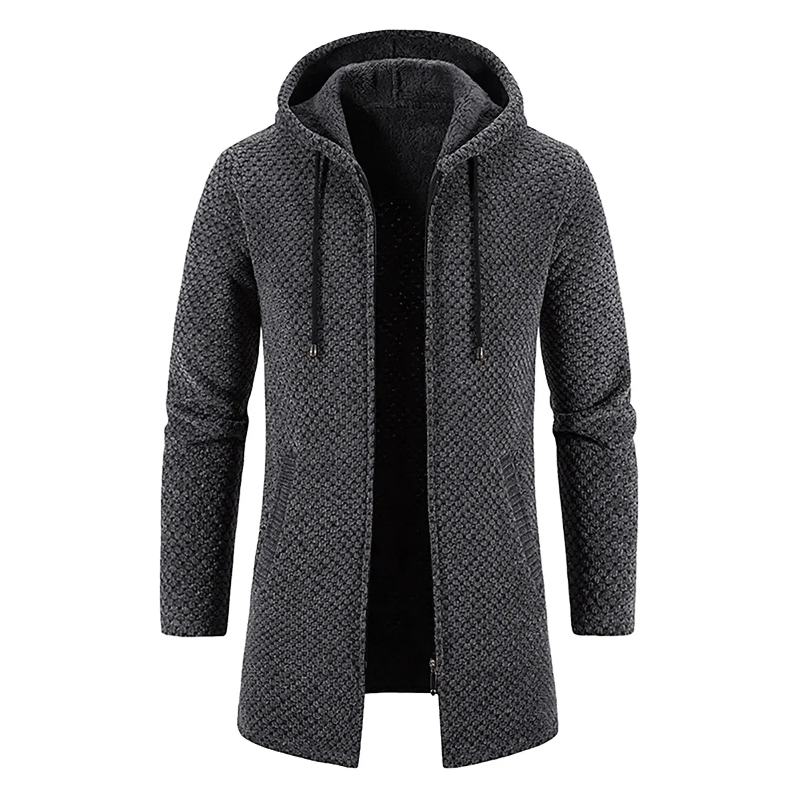 Ivan | Men's Mid-Length Wool Hooded Jacket