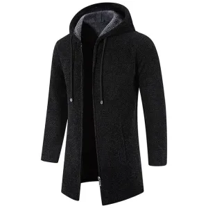 Ivan | Men's Mid-Length Wool Hooded Jacket