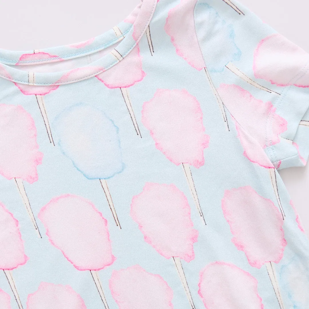 Kids Bamboo PJ Set - Cotton Candy