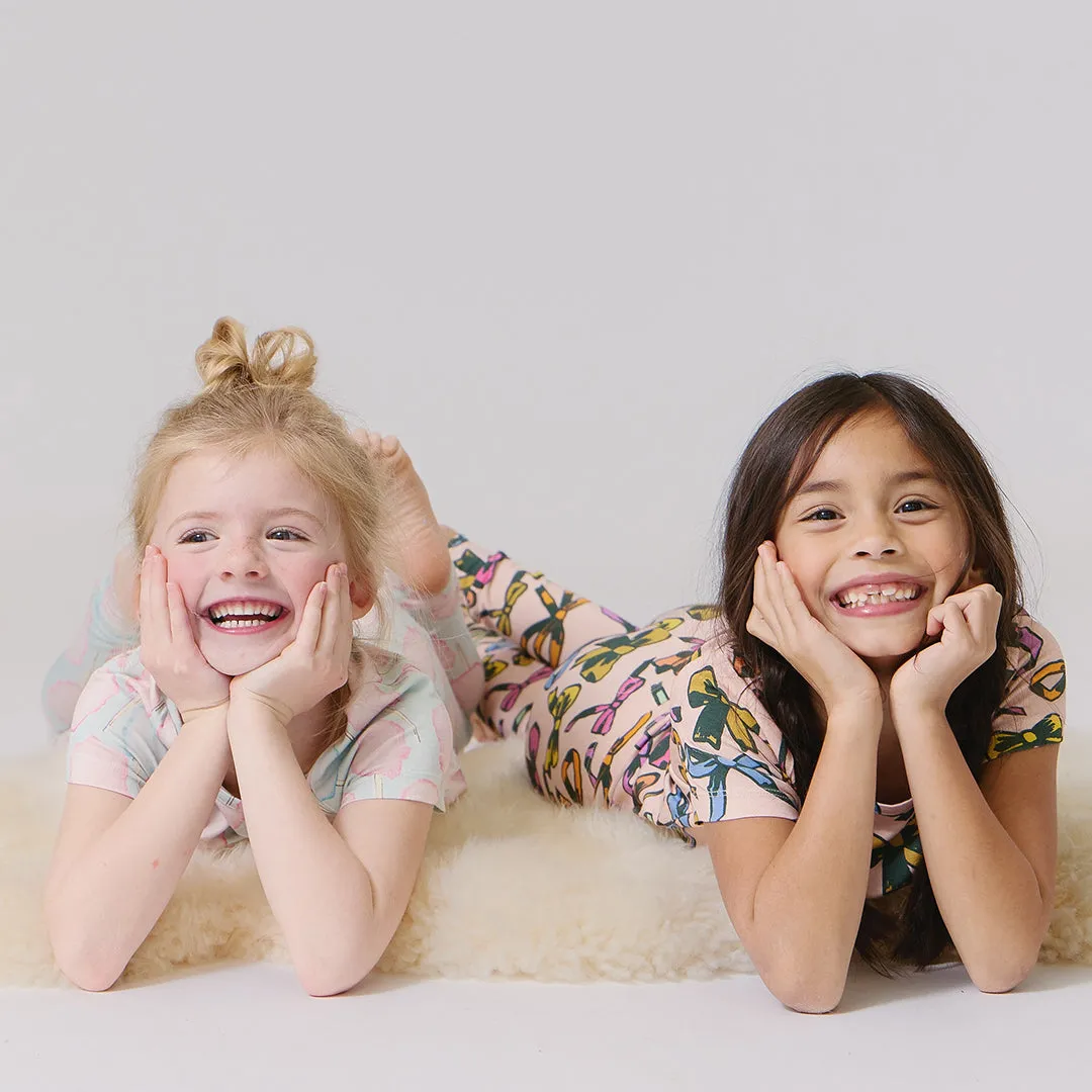 Kids Bamboo PJ Set - Cotton Candy