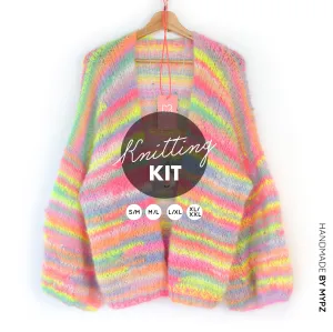 Knitting kit – MYPZ Light Mohair Cardigan Valentina No10 (ENG-NL)