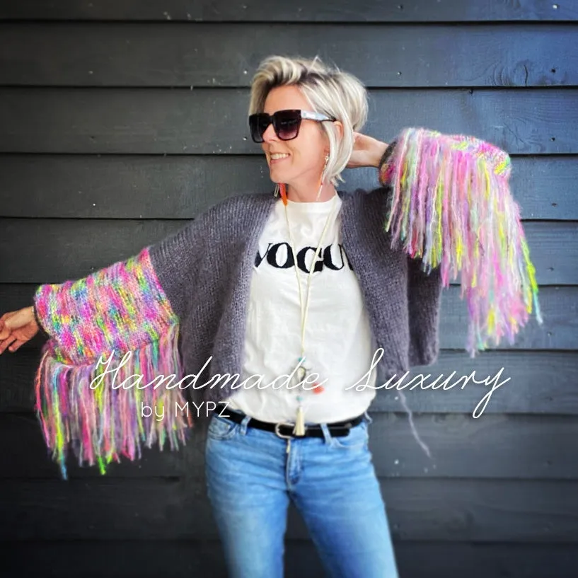 Knitting Kit – MYPZ Short Festival Cardigan Angel No.6 (ENG-NL)