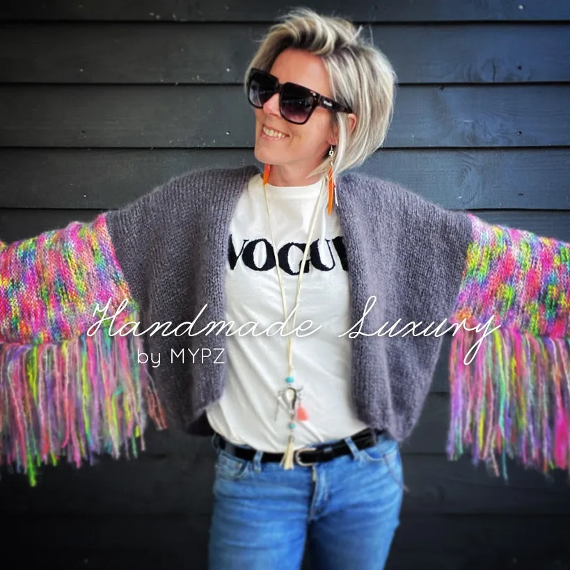 Knitting Kit – MYPZ Short Festival Cardigan Angel No.6 (ENG-NL)