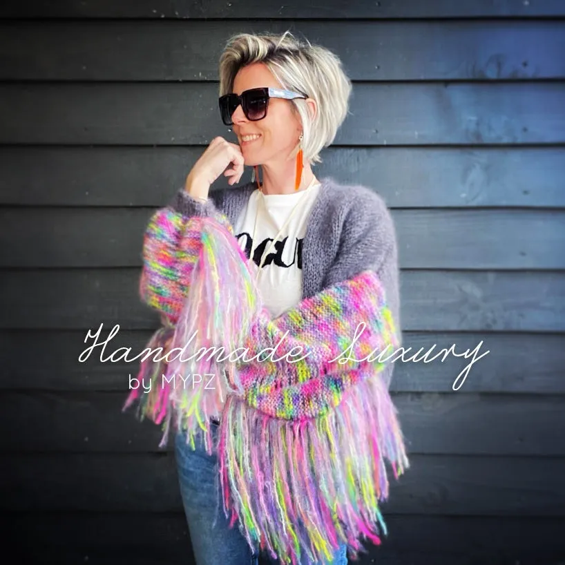 Knitting Kit – MYPZ Short Festival Cardigan Angel No.6 (ENG-NL)