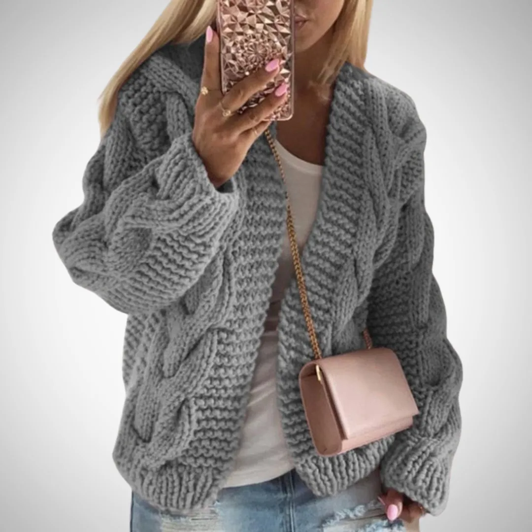 Lydia Thick Chunky Knit Cardigan