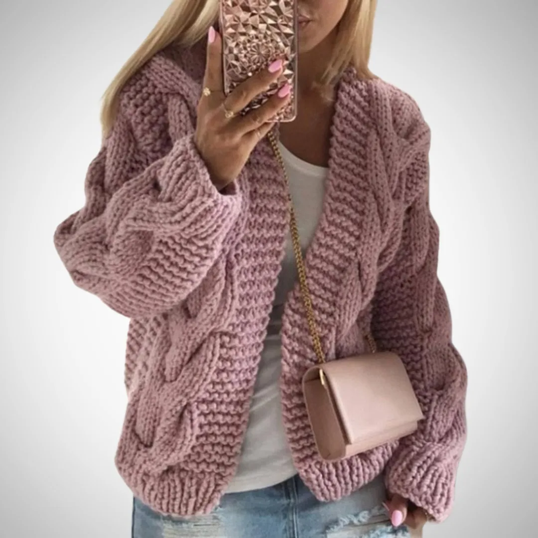 Lydia Thick Chunky Knit Cardigan