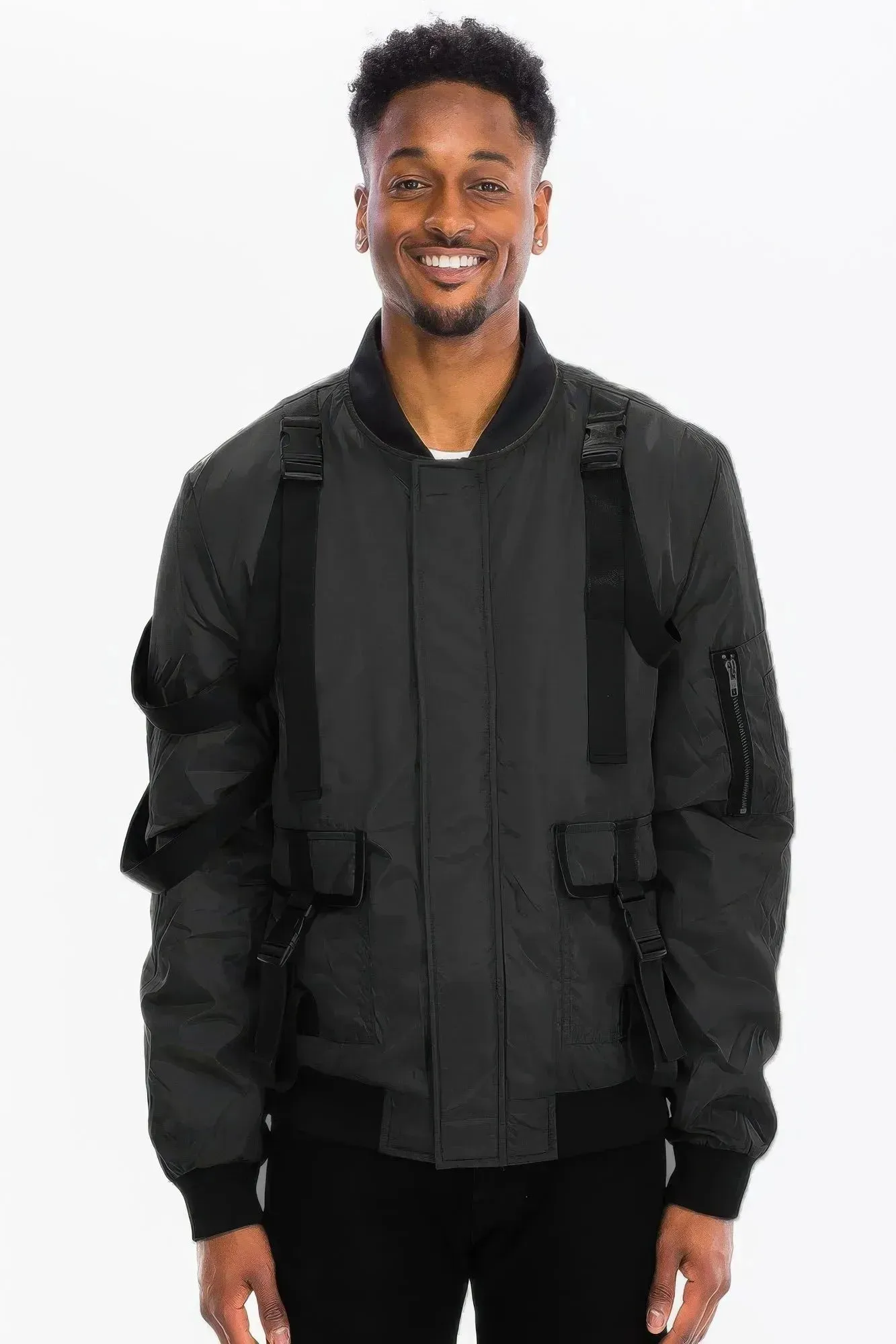 Mens Utility Strap Jacket