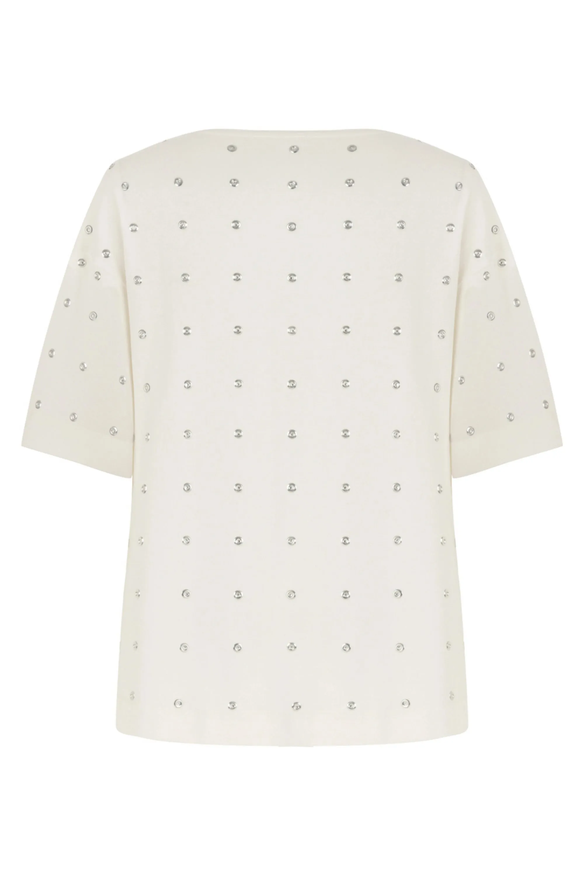 Metal Ring Embroidered T-Shirt (Final Sale)