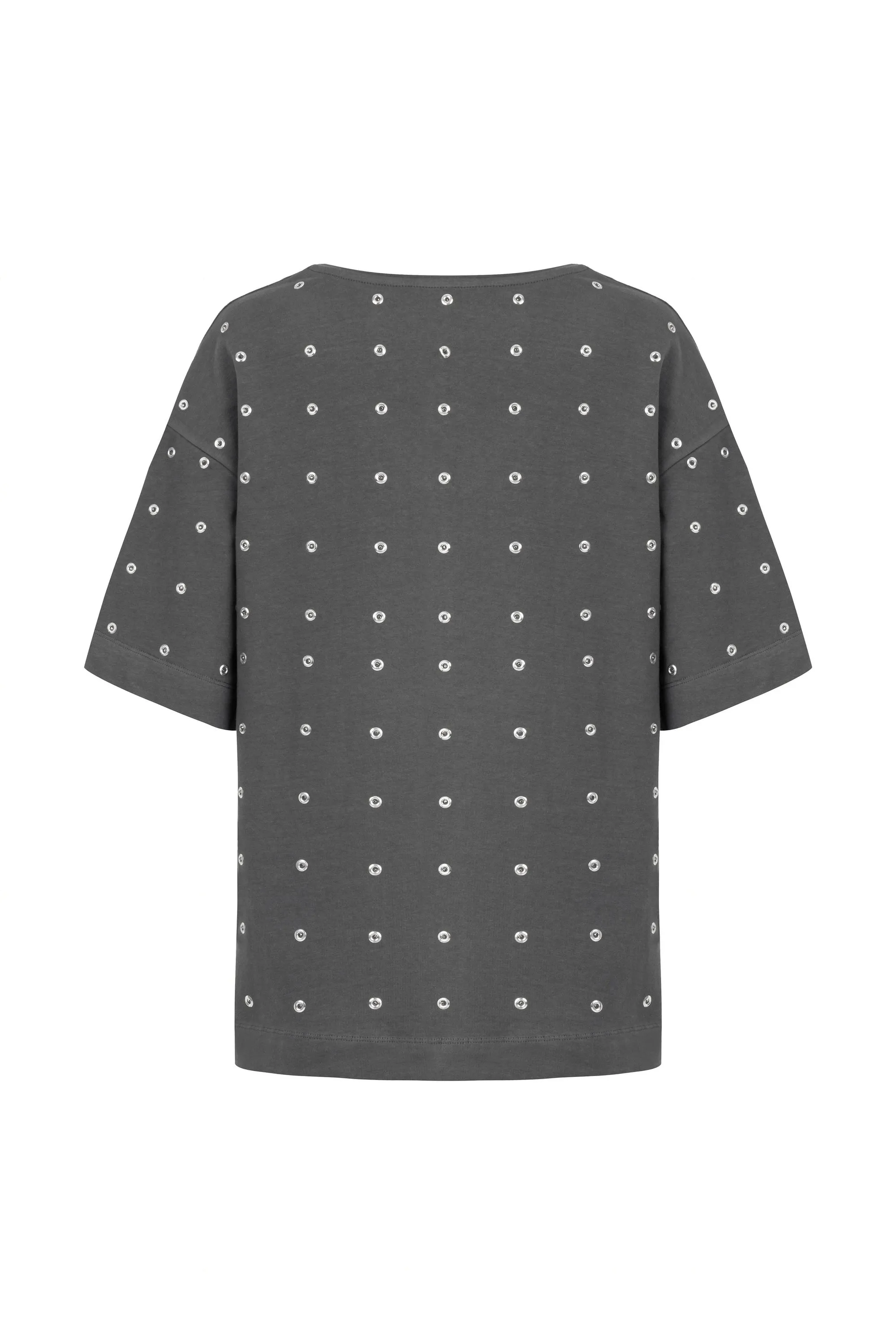 Metal Ring Embroidered T-Shirt (Final Sale)