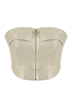Metallic Crop Top (Final Sale)