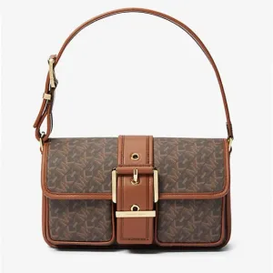 Michael Michael Kors Colby Medium Empire Signature Logo Bag, brown