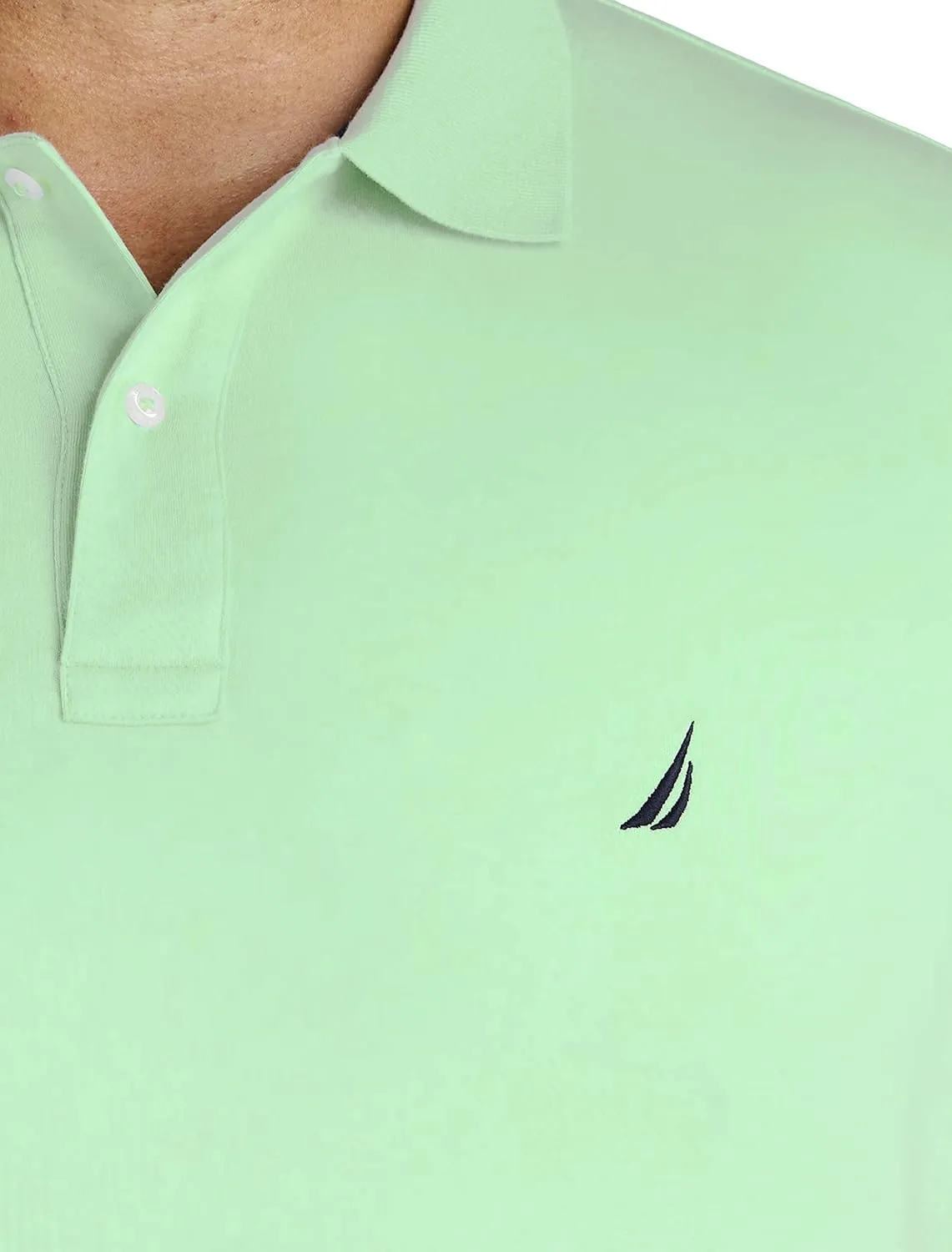 Nautica Men's Classic Fit Short Sleeve Solid Soft Cotton Polo Shirt