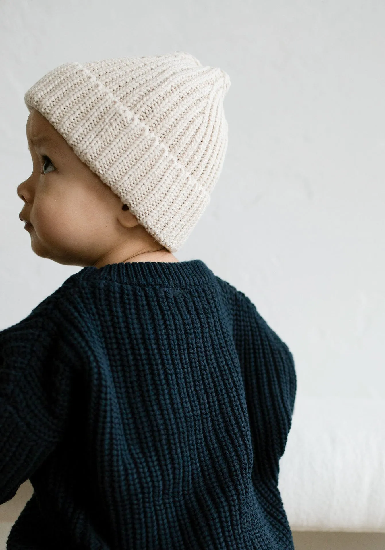 ‘Navy’ Chunky Knit Sweater