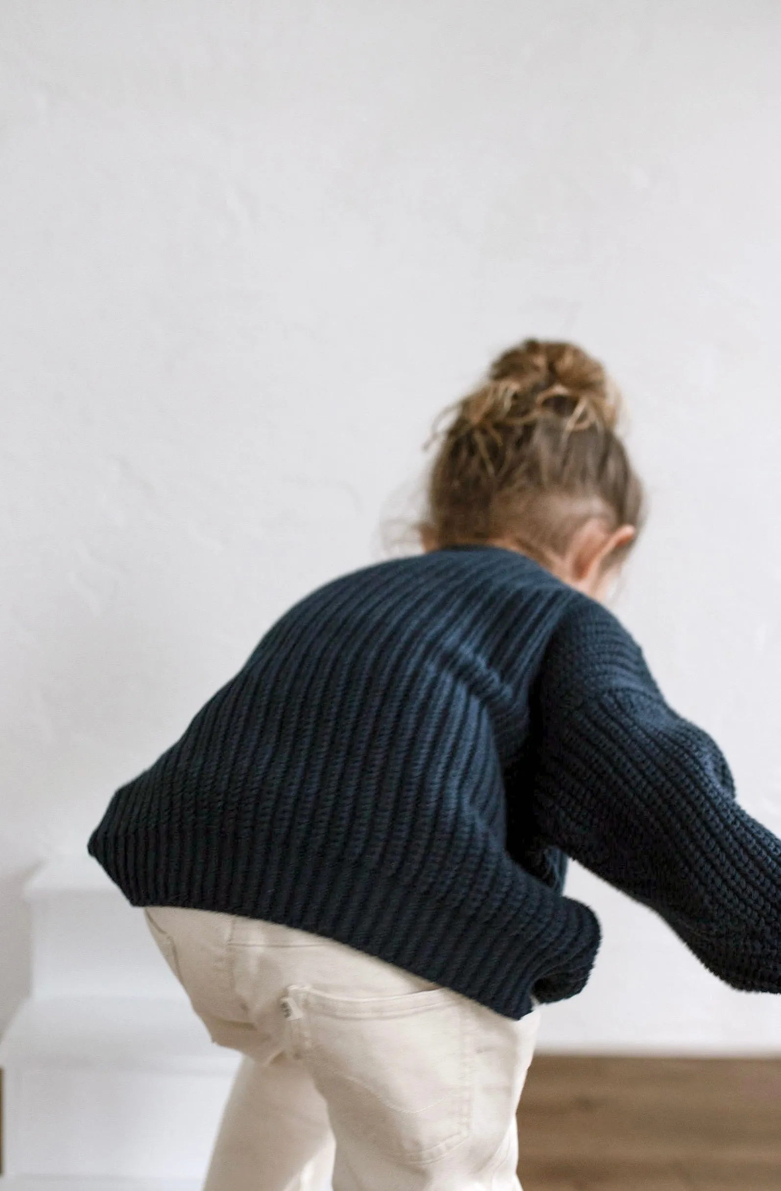‘Navy’ Chunky Knit Sweater