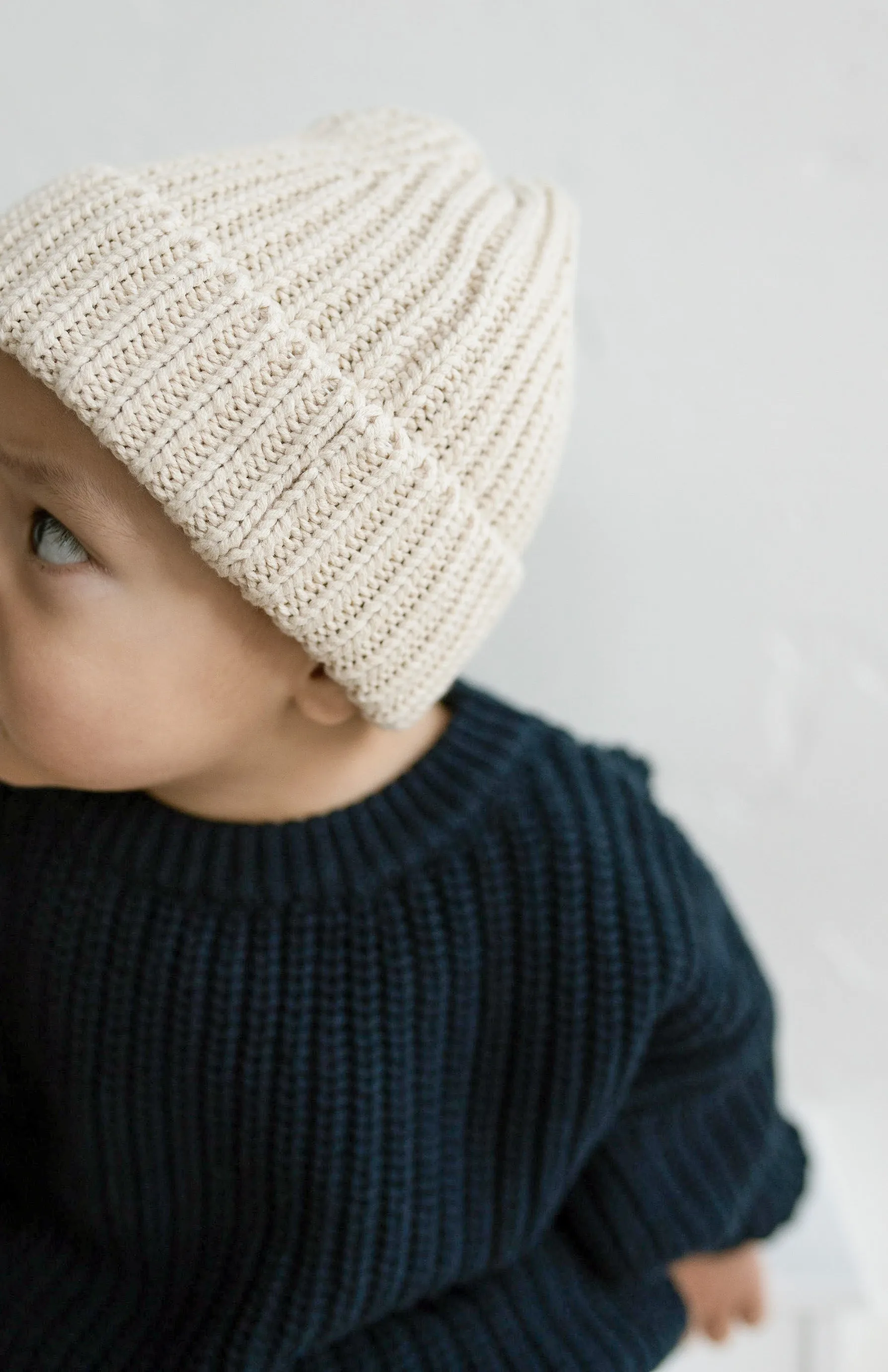 ‘Navy’ Chunky Knit Sweater