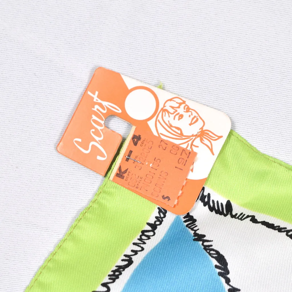 NWT Artsy Scribble Vintage Scarf
