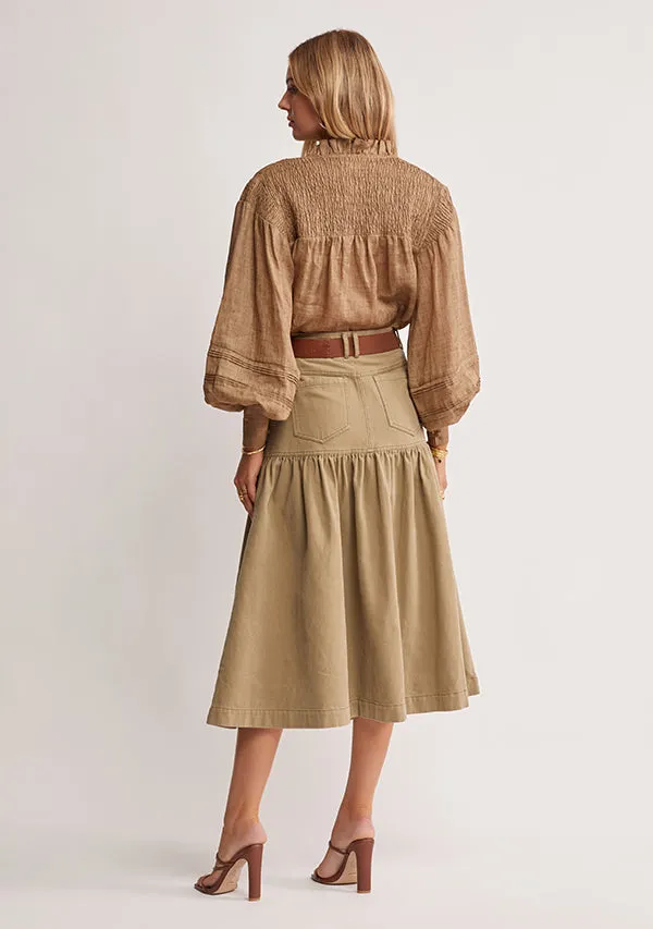 OASIS DENIM SKIRT - LAUREL