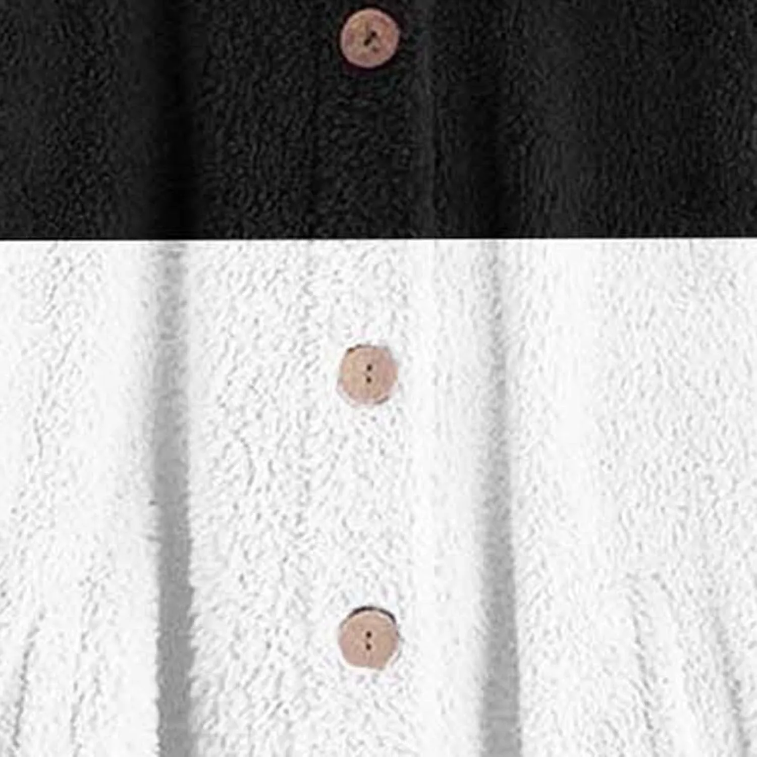 QWENTMTNTY Plus Size Winter Jackets for Women 2023 Office Work Outerwear with Pocket Comfy Plush Winter Sherpa Lined Jacket