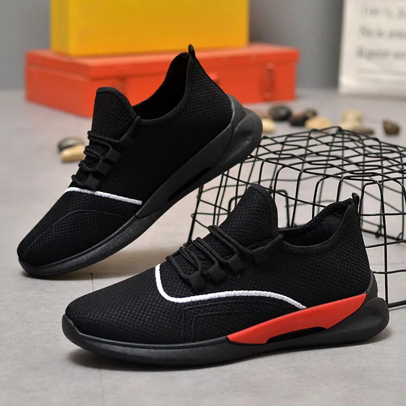 Running Sneakers Mens Contrast Color