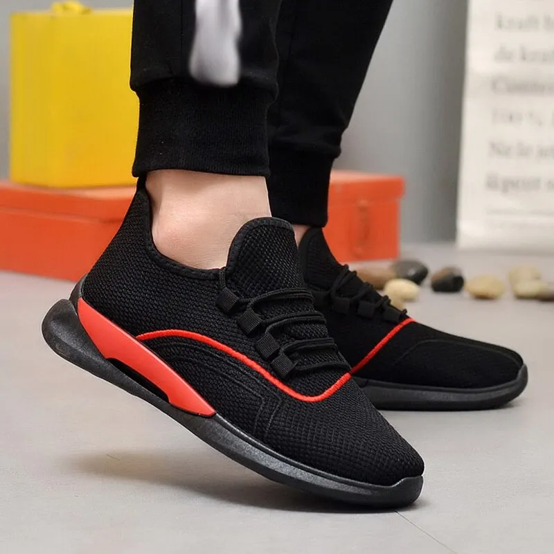 Running Sneakers Mens Contrast Color