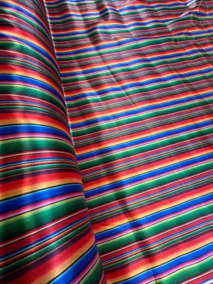 Sarape Satin Print Fabric