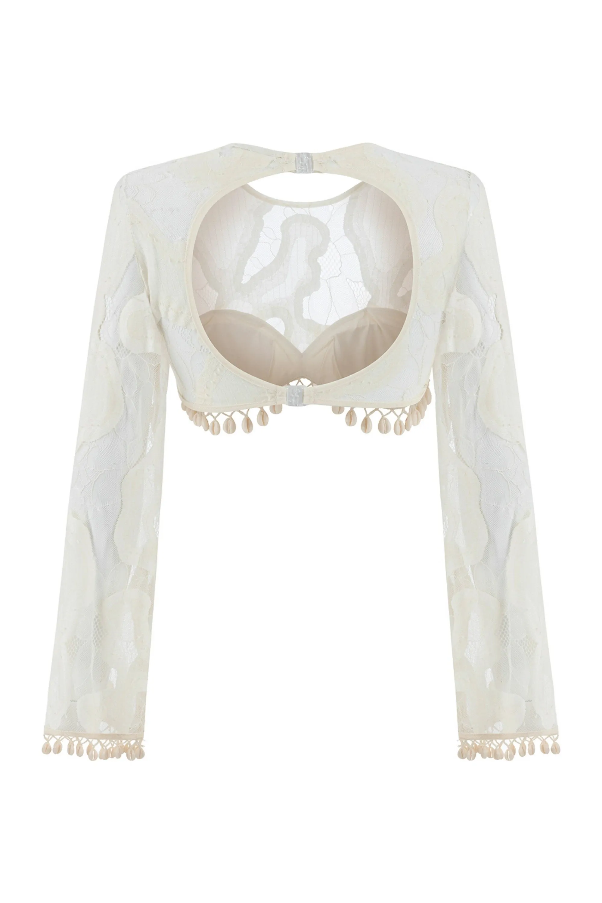 Seashell Accessory Crop Top (Final Sale)