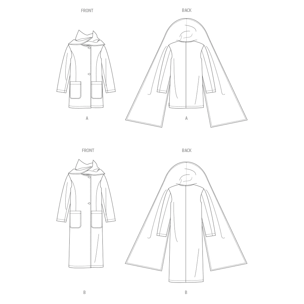Simplicity sewing pattern S3034 Misses' Coats