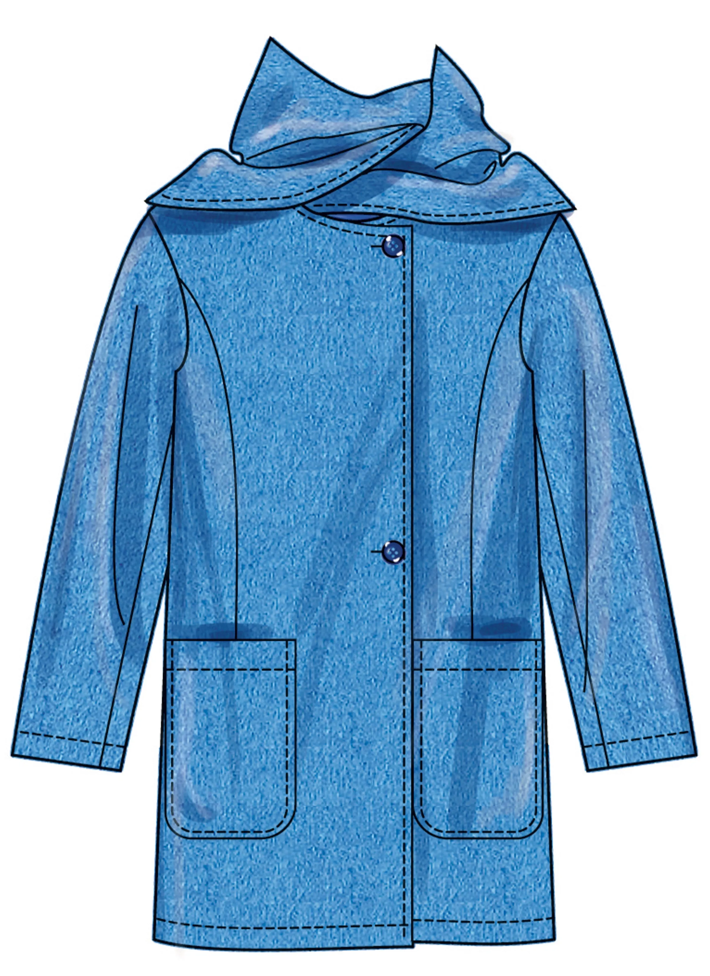 Simplicity sewing pattern S3034 Misses' Coats