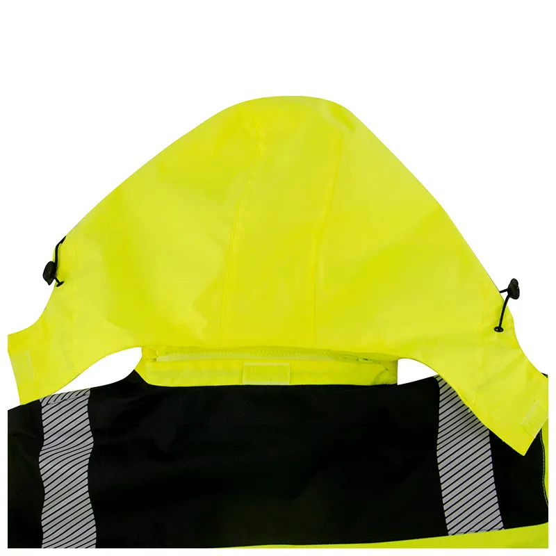 SMASYS Windbreaker Detachable Hooded Reflective Jacket