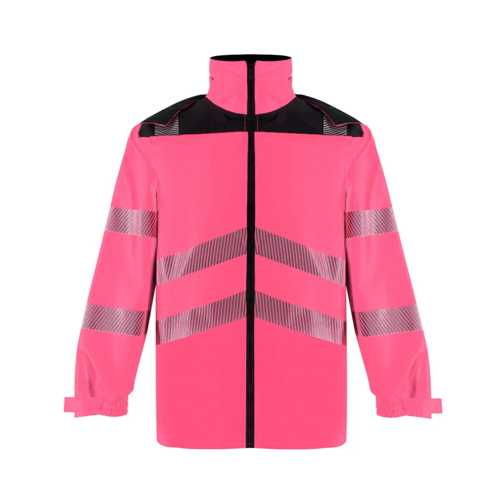 SMASYS Windbreaker Detachable Hooded Reflective Jacket