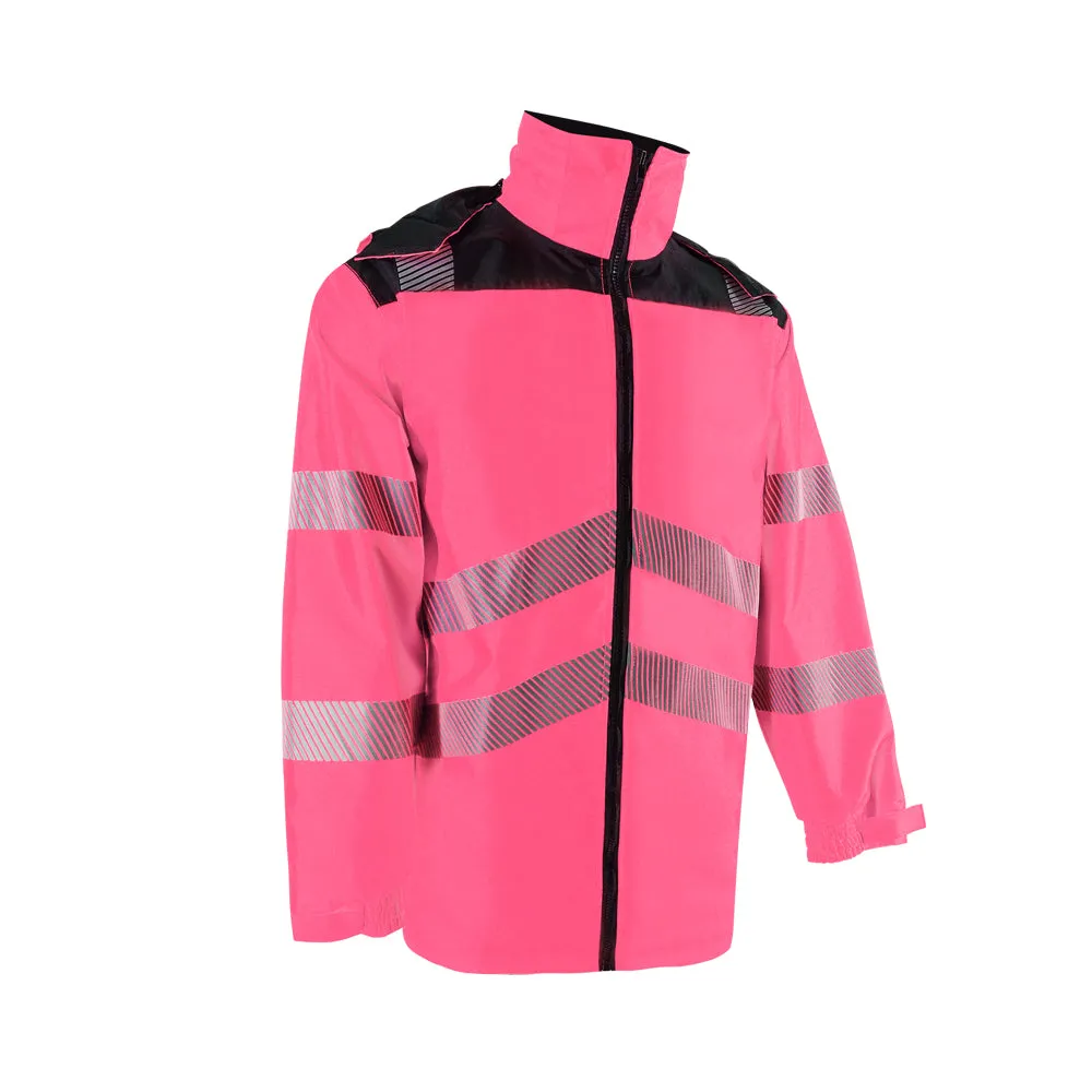 SMASYS Windbreaker Detachable Hooded Reflective Jacket