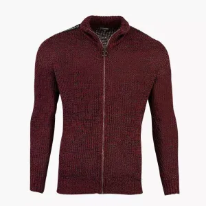 Stitch & Soul Marron Full Zip Cardigan